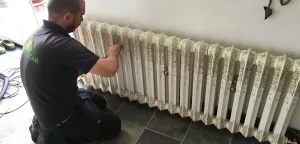 Cast Iron Radiator Installation
