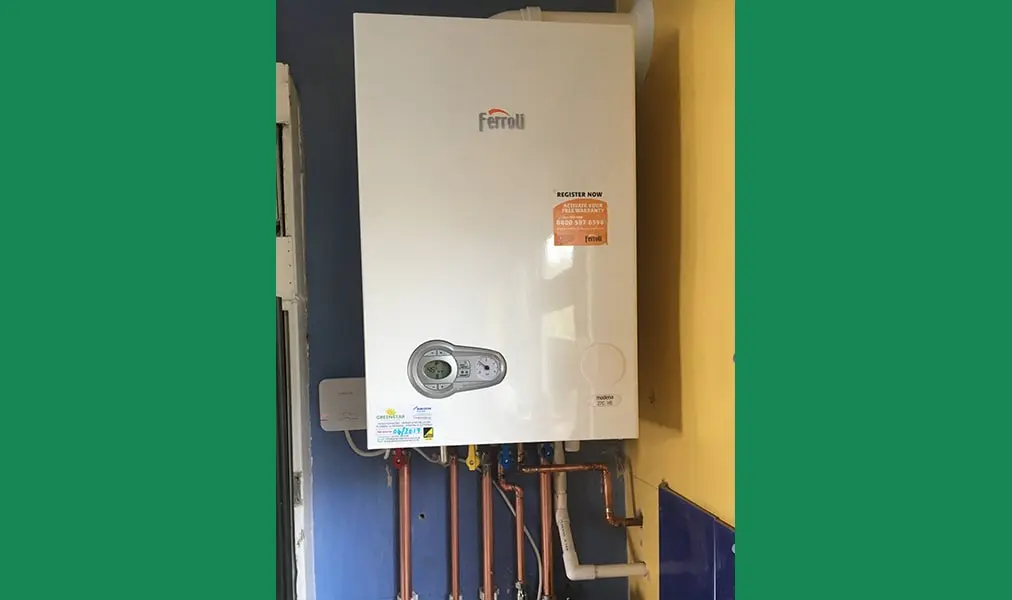 Ferroli Modena HE 27C boiler installation